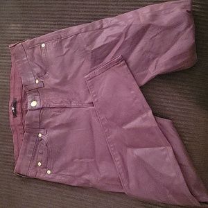 7 for all mankind skinny coated jean